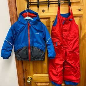 Patagonia toddler snowsuit.